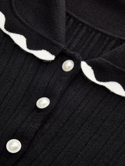 Ribbed Polo Dress
